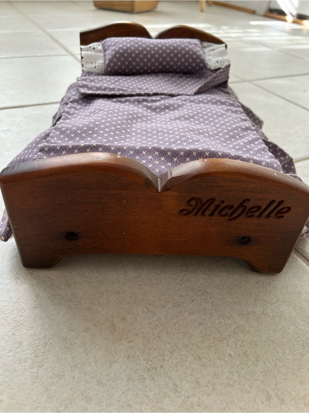 Vintage Doll Bed